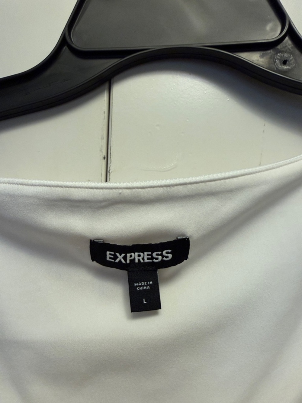 Express White Ruffle-Hem Tank Dress - Picture 2 of 3
